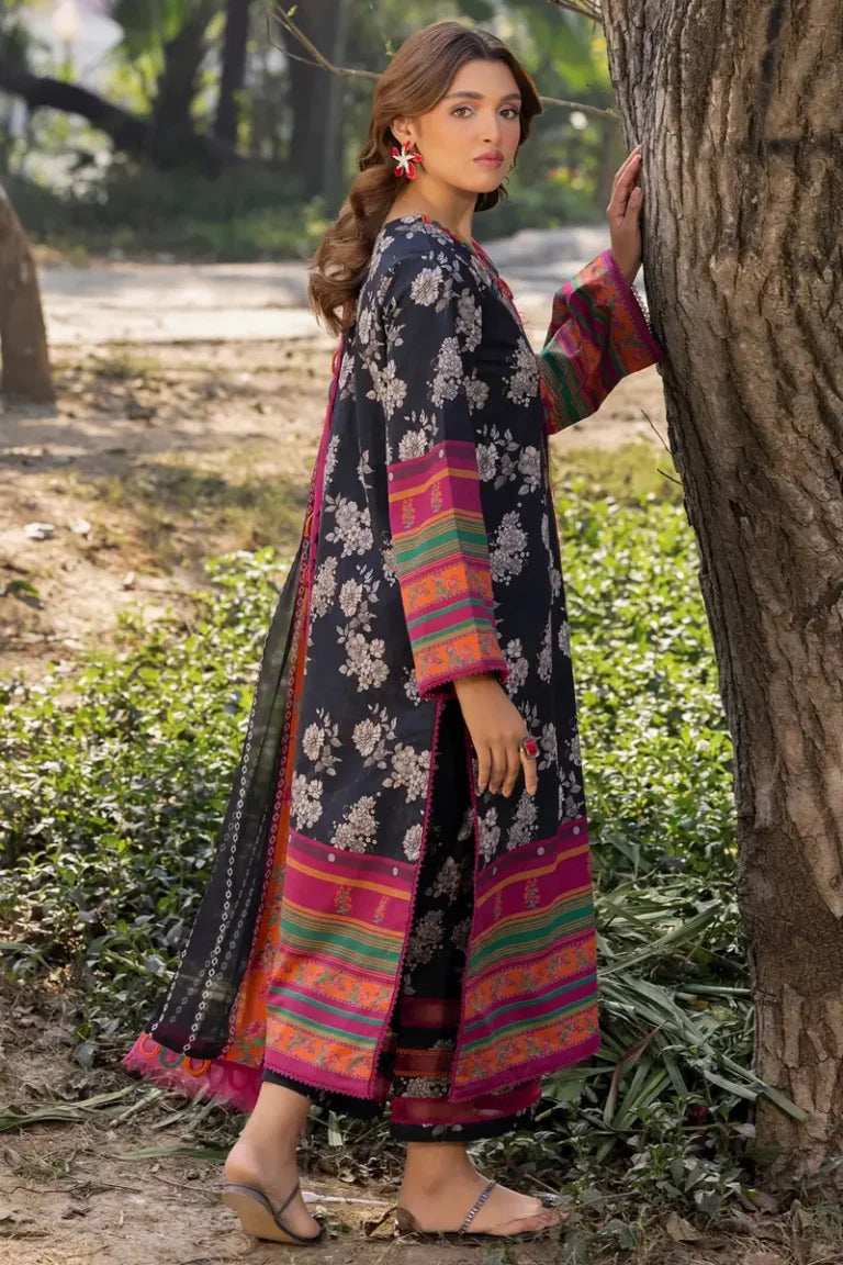 3-PC Unstitched Printed Lawn | CP5-14