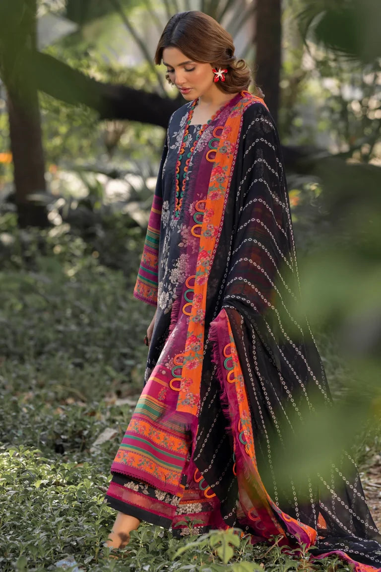 3-PC Unstitched Printed Lawn | CP5-14