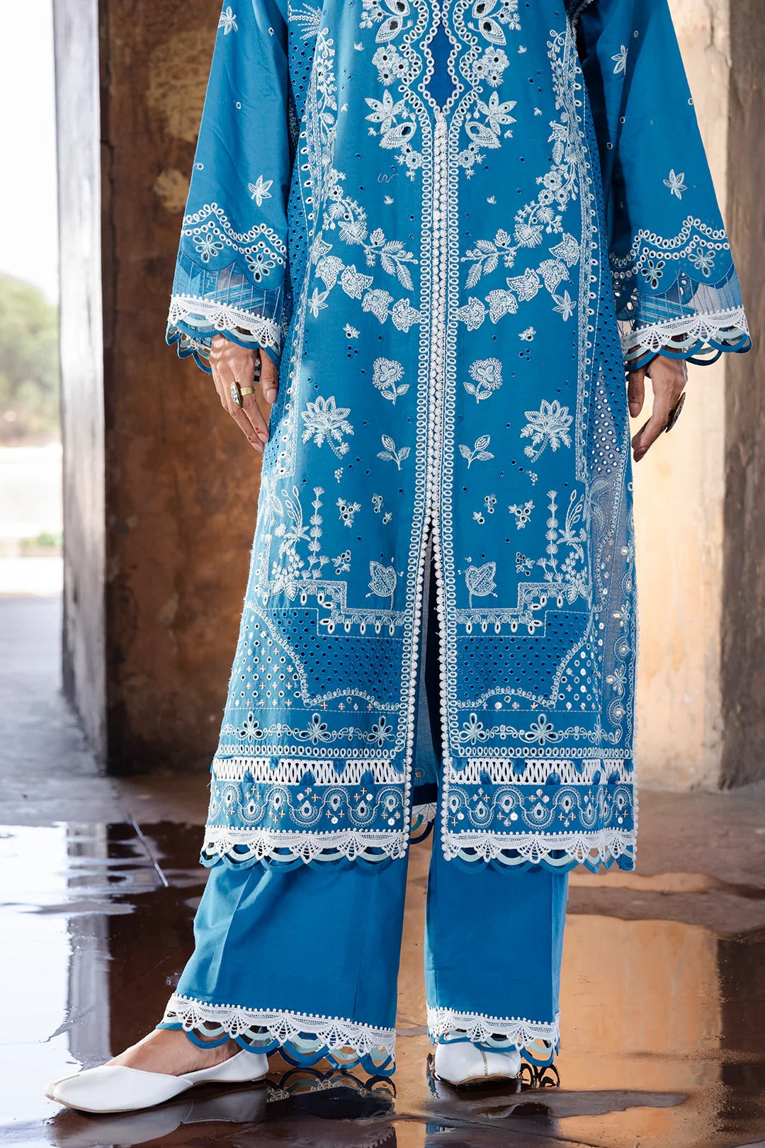 Embroidered Shirt Shalwar Dupatta - 0832