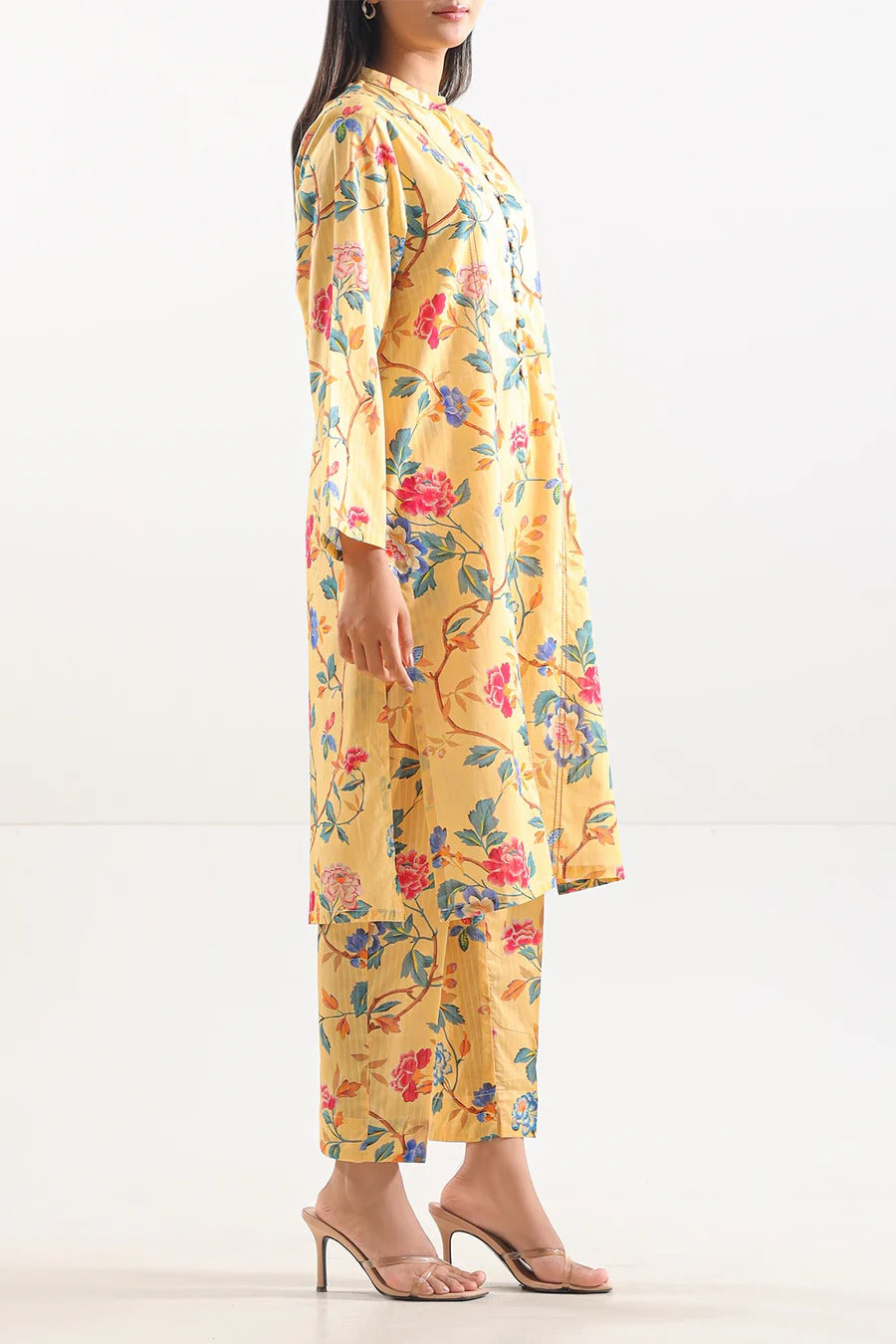 Printed Lawn Stitched 2 Piece (Shirt/Trouser)