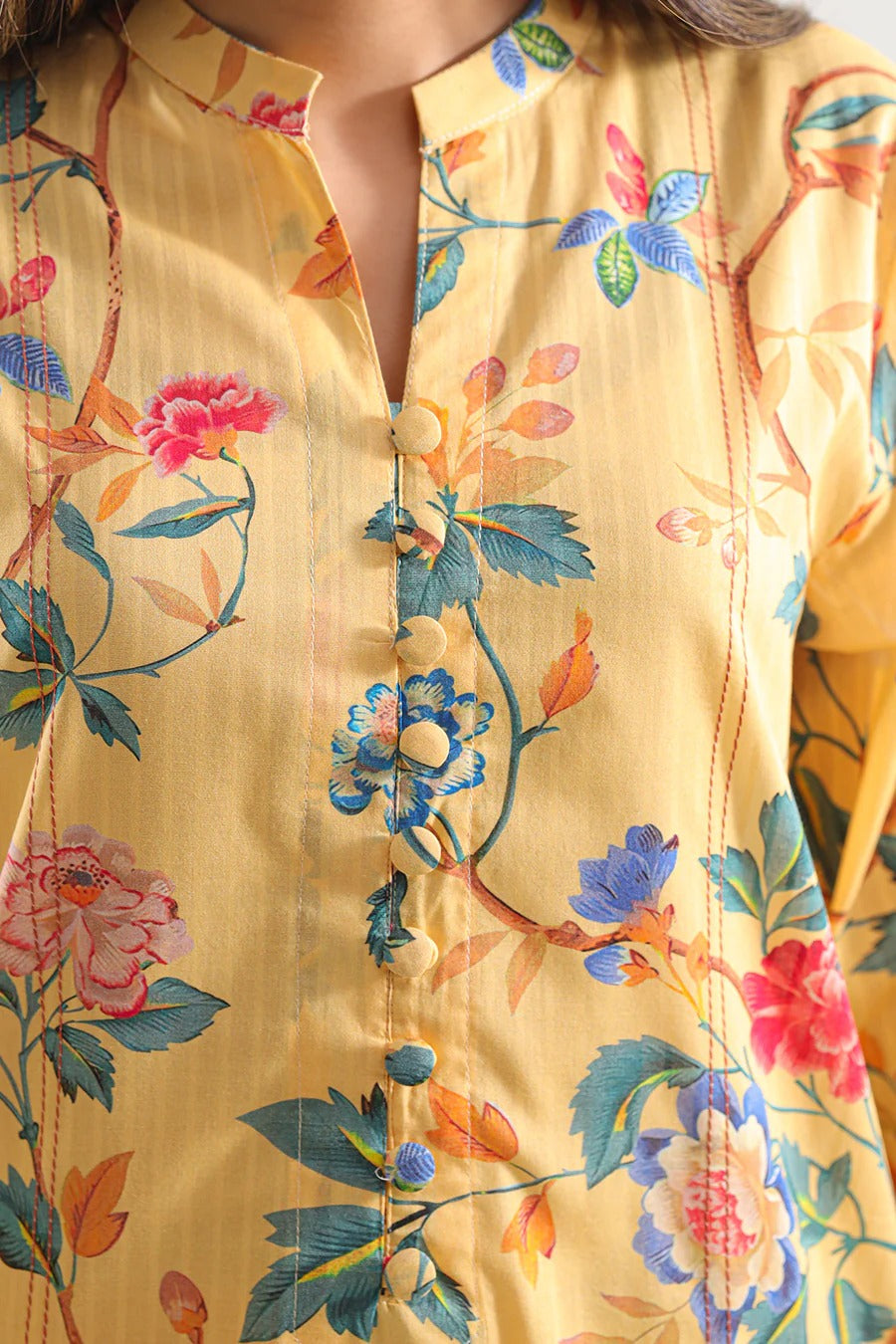 Printed Lawn Stitched 2 Piece (Shirt/Trouser)
