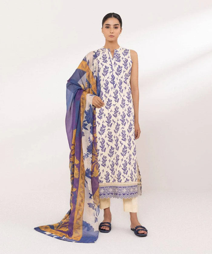 Sapphire Day To Day Lawn 24/Shirt Dupatta Fabric