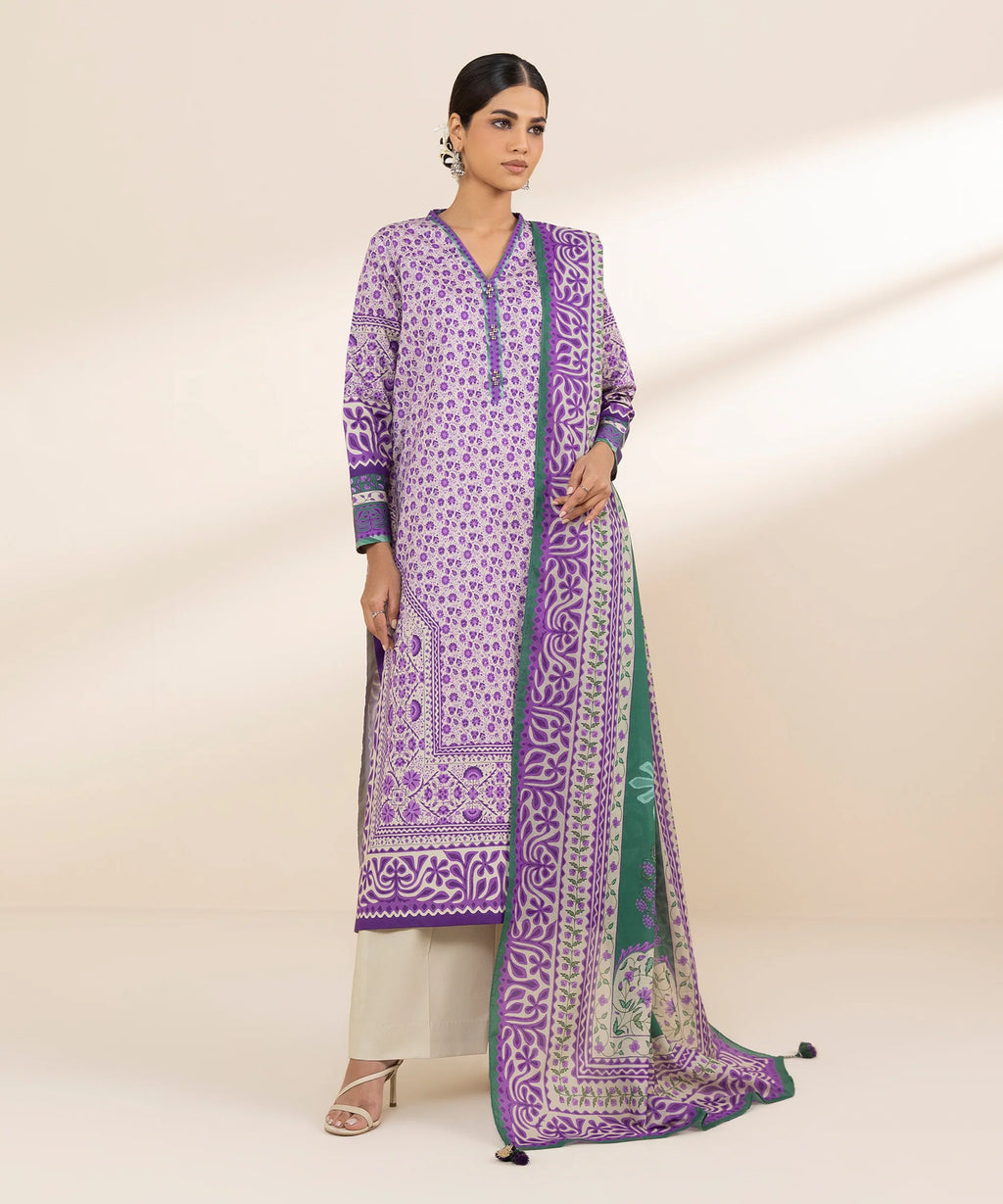 2 Piece - Printed Lawn Suit