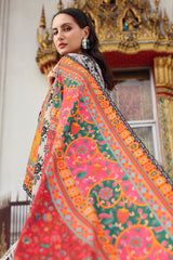 3-PC Unstitched Embroidered Linen Collection ANW6-19