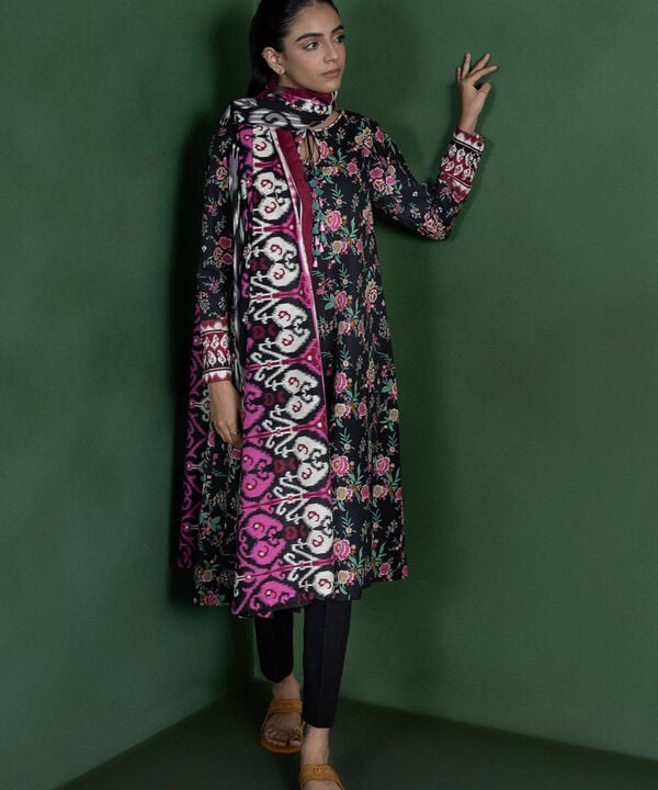 3 Piece - Lawn Printed Suit