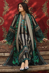 3-PC Unstitched Embroidered Linen Collection ANW6-11