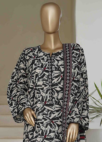 NSM-0197-PR R10-11- 3 Piece Printed Cotton Stitched Suit