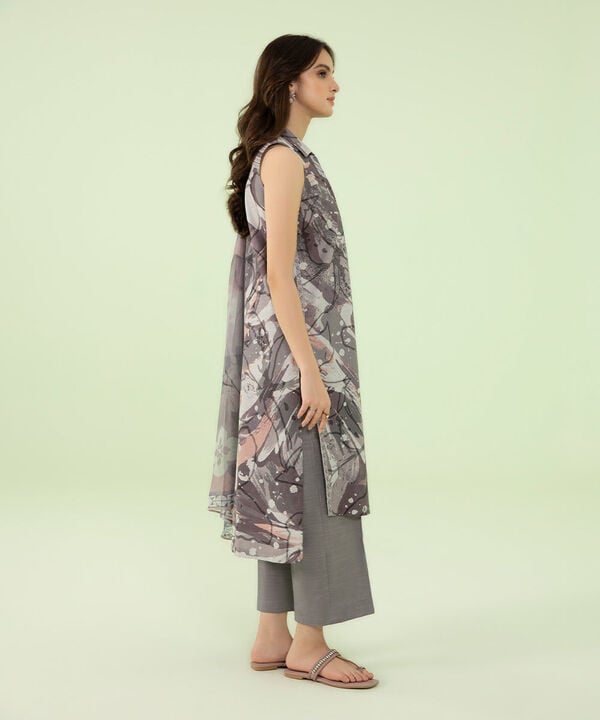 3 Piece - Lawn Printed Suit