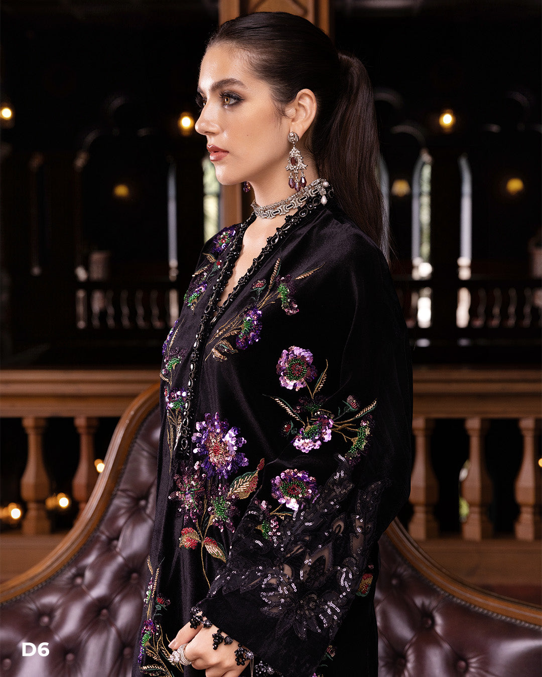 3 Piece Unstitched Embroidered Linen Suit