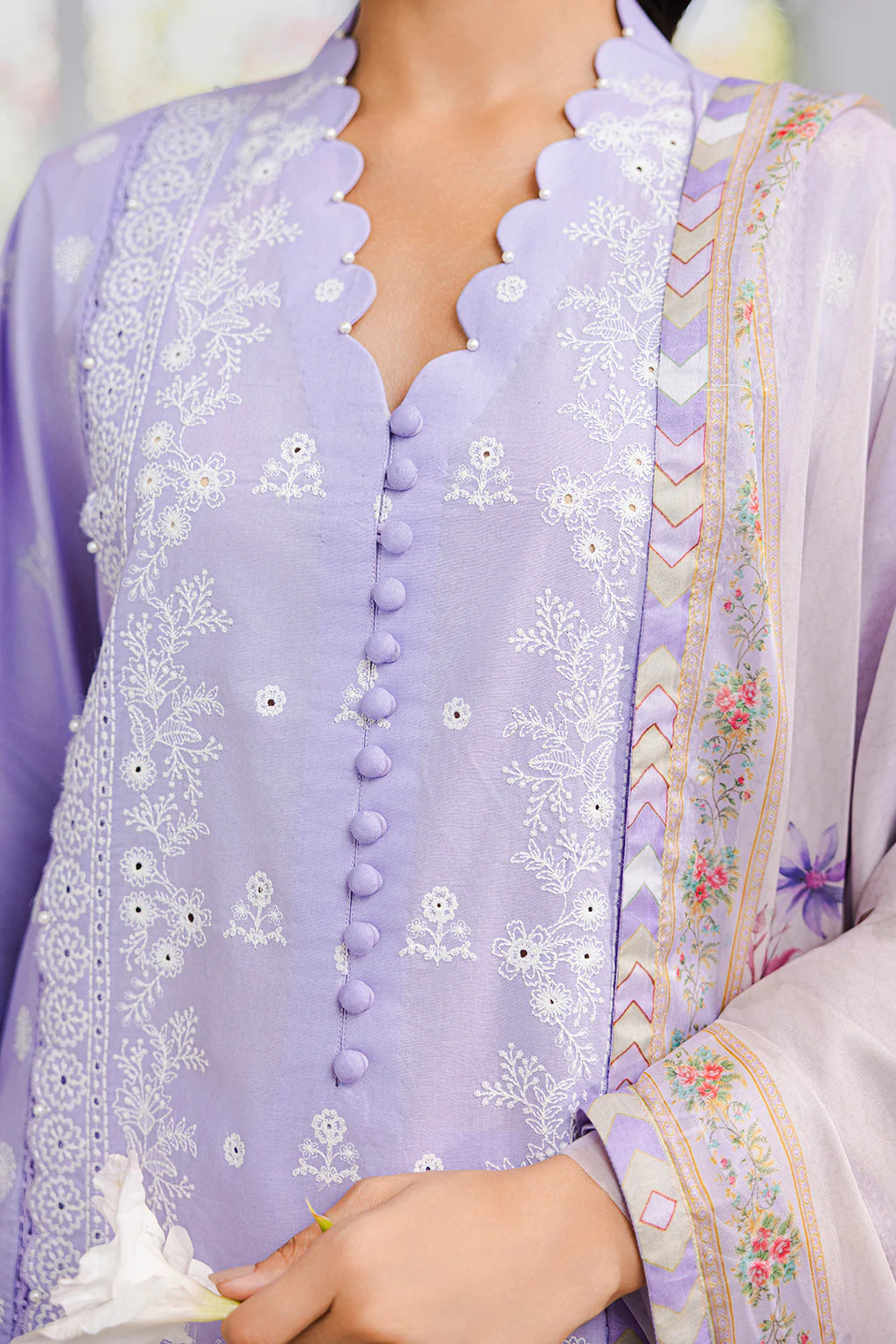 Embroidered Shirt Shalwar Dupatta - 0811