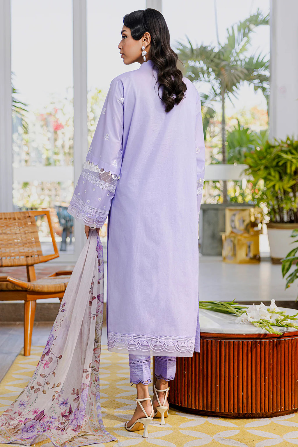 Embroidered Shirt Shalwar Dupatta - 0811