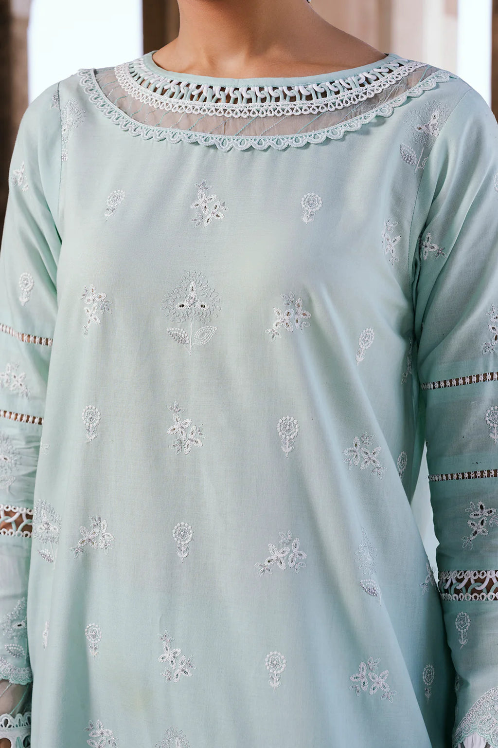 Embroidered Shirt Shalwar Dupatta - 0826