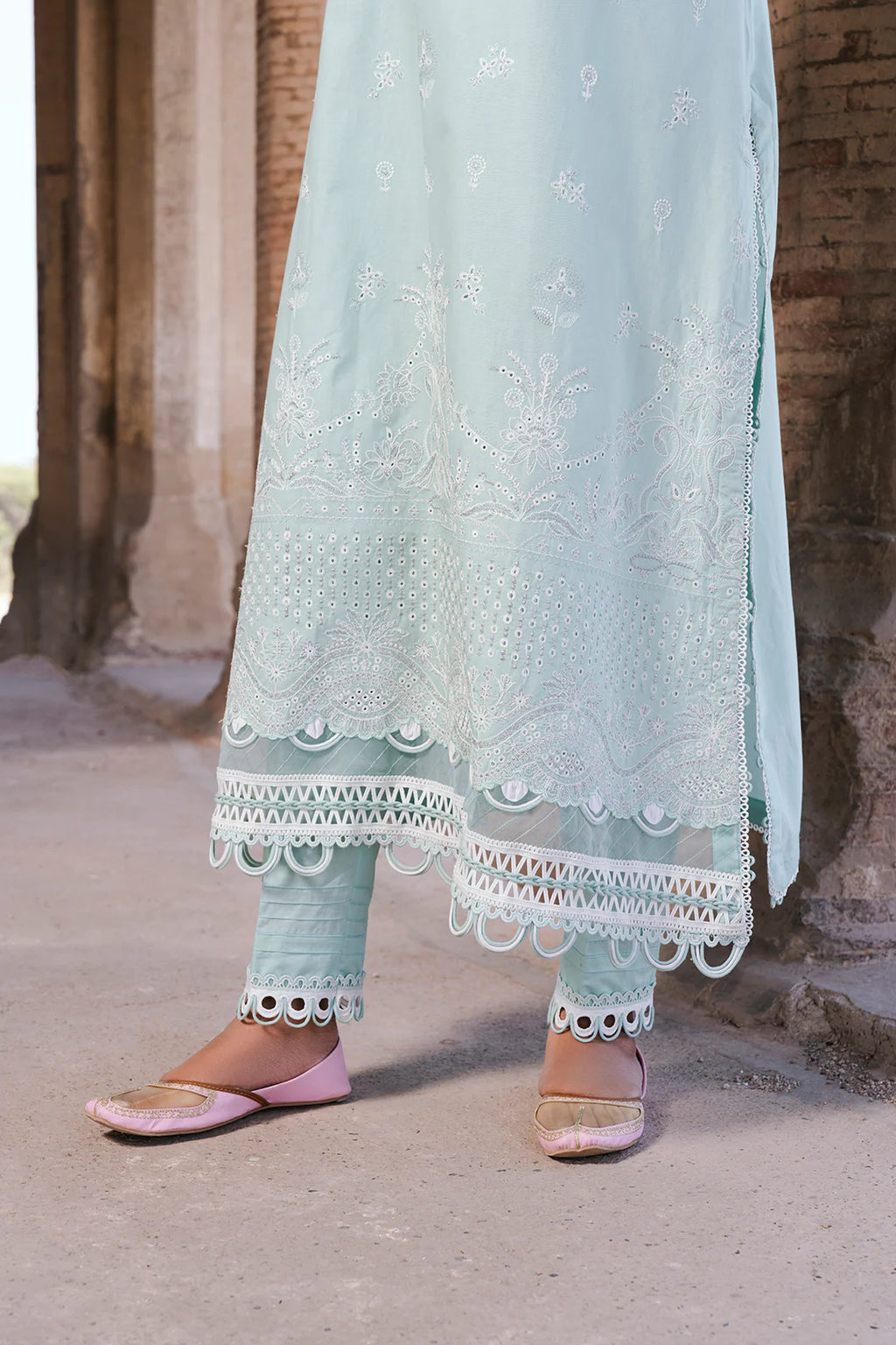 Embroidered Shirt Shalwar Dupatta - 0826