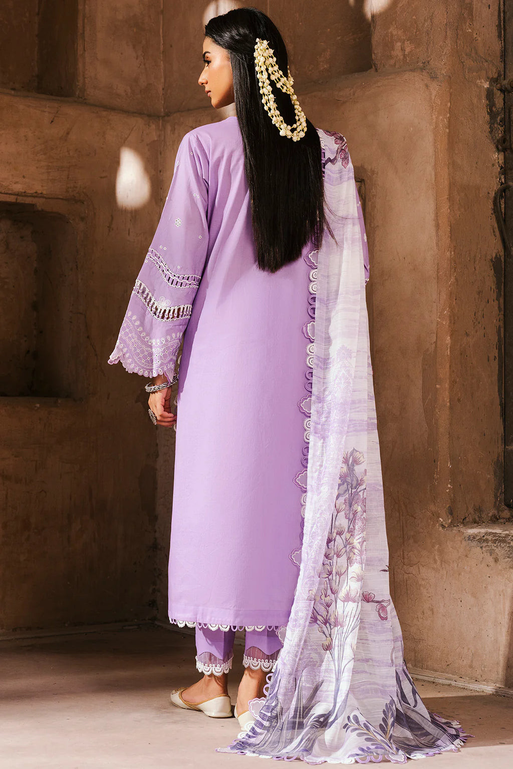 Embroidered Shirt Shalwar Dupatta - 0827