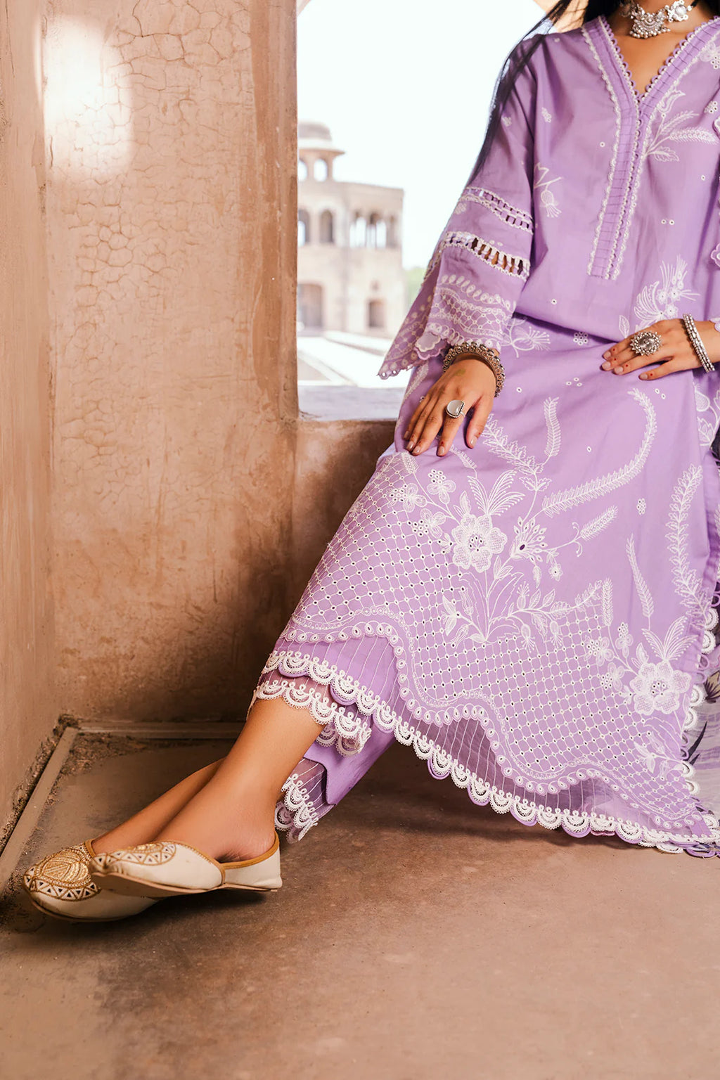 Embroidered Shirt Shalwar Dupatta - 0827