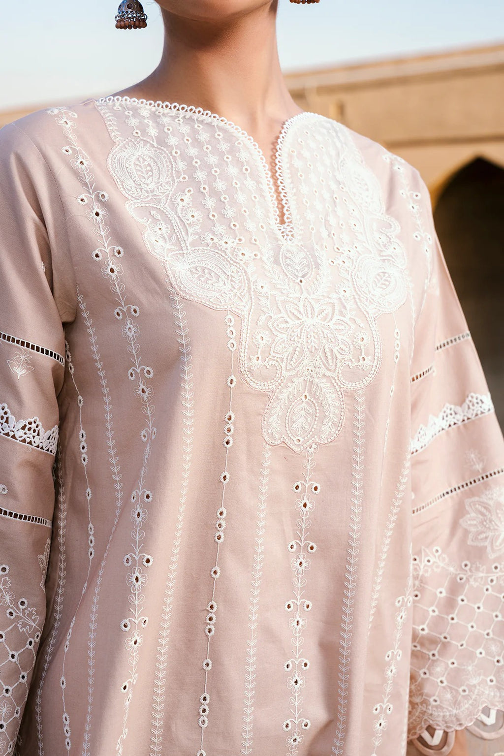 Embroidered Shirt Shalwar Dupatta - 0833
