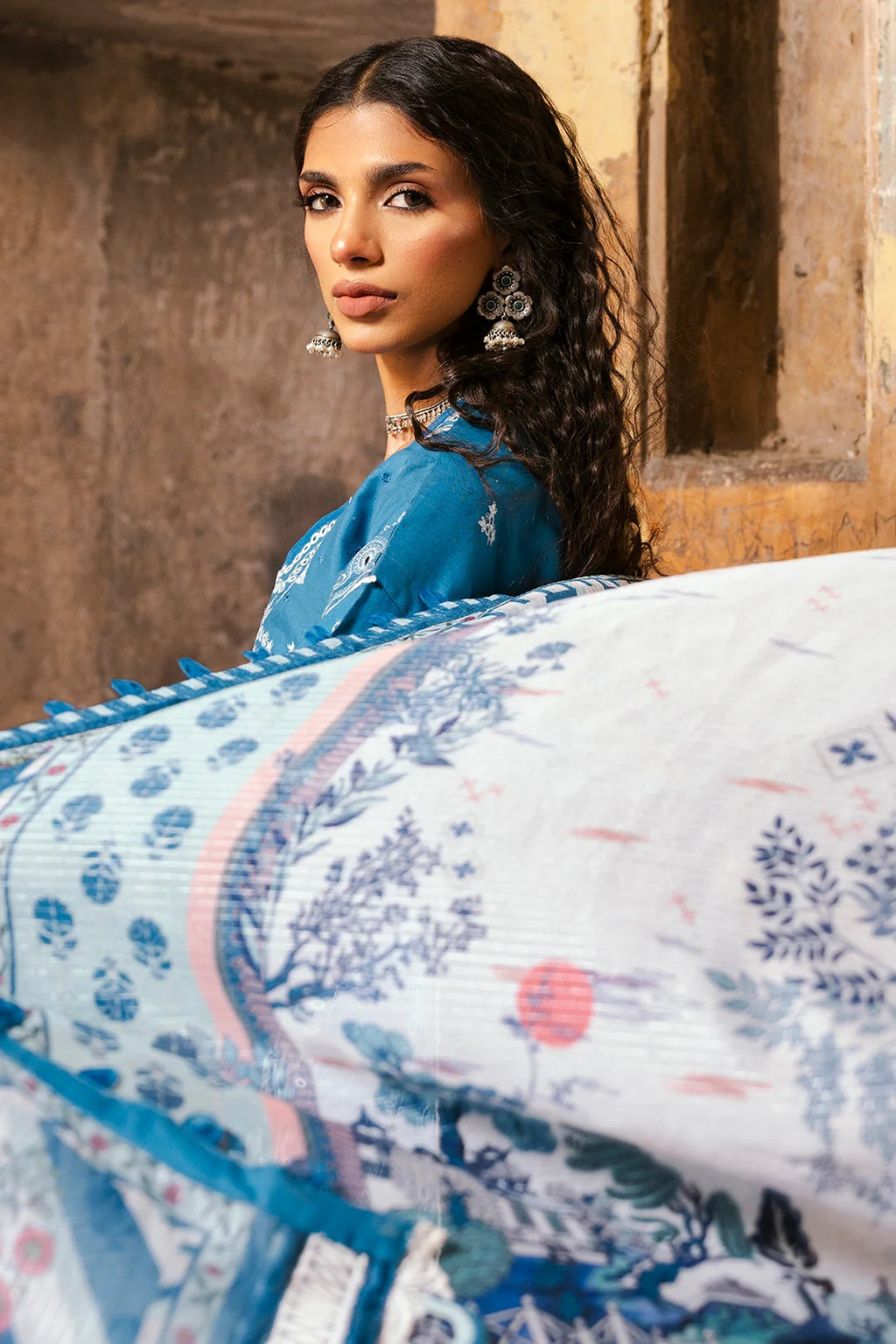 Embroidered Shirt Shalwar Dupatta - 0832