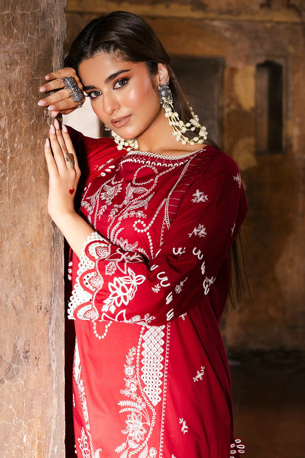 Embroidered Shirt Shalwar Dupatta - 0837