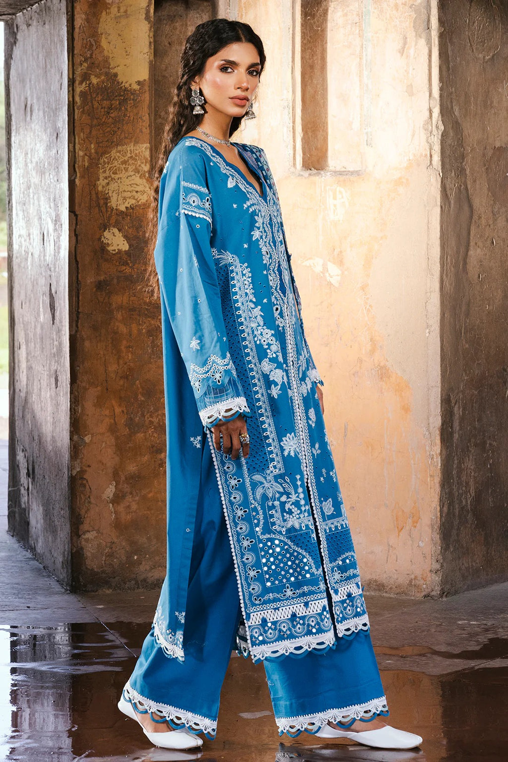 Embroidered Shirt Shalwar Dupatta - 0832