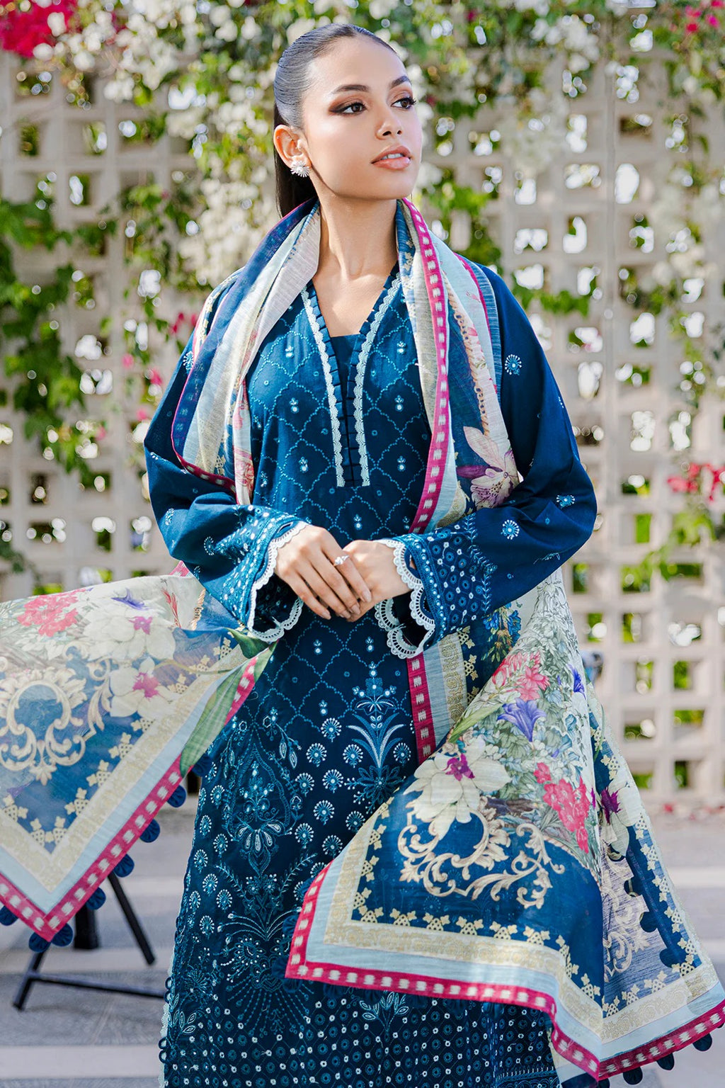 Embroidered Shirt Shalwar Dupatta - 0806