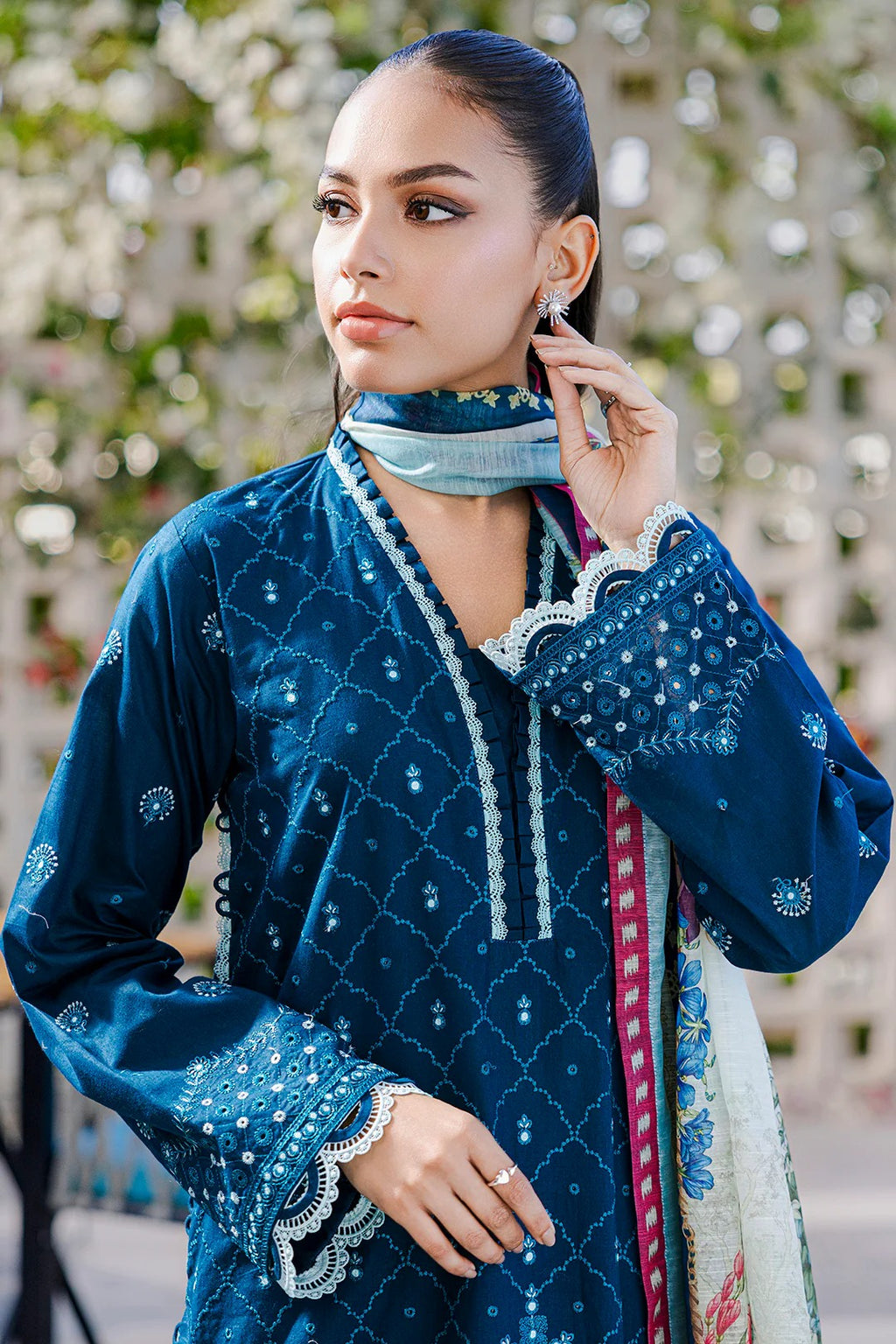 Embroidered Shirt Shalwar Dupatta - 0806