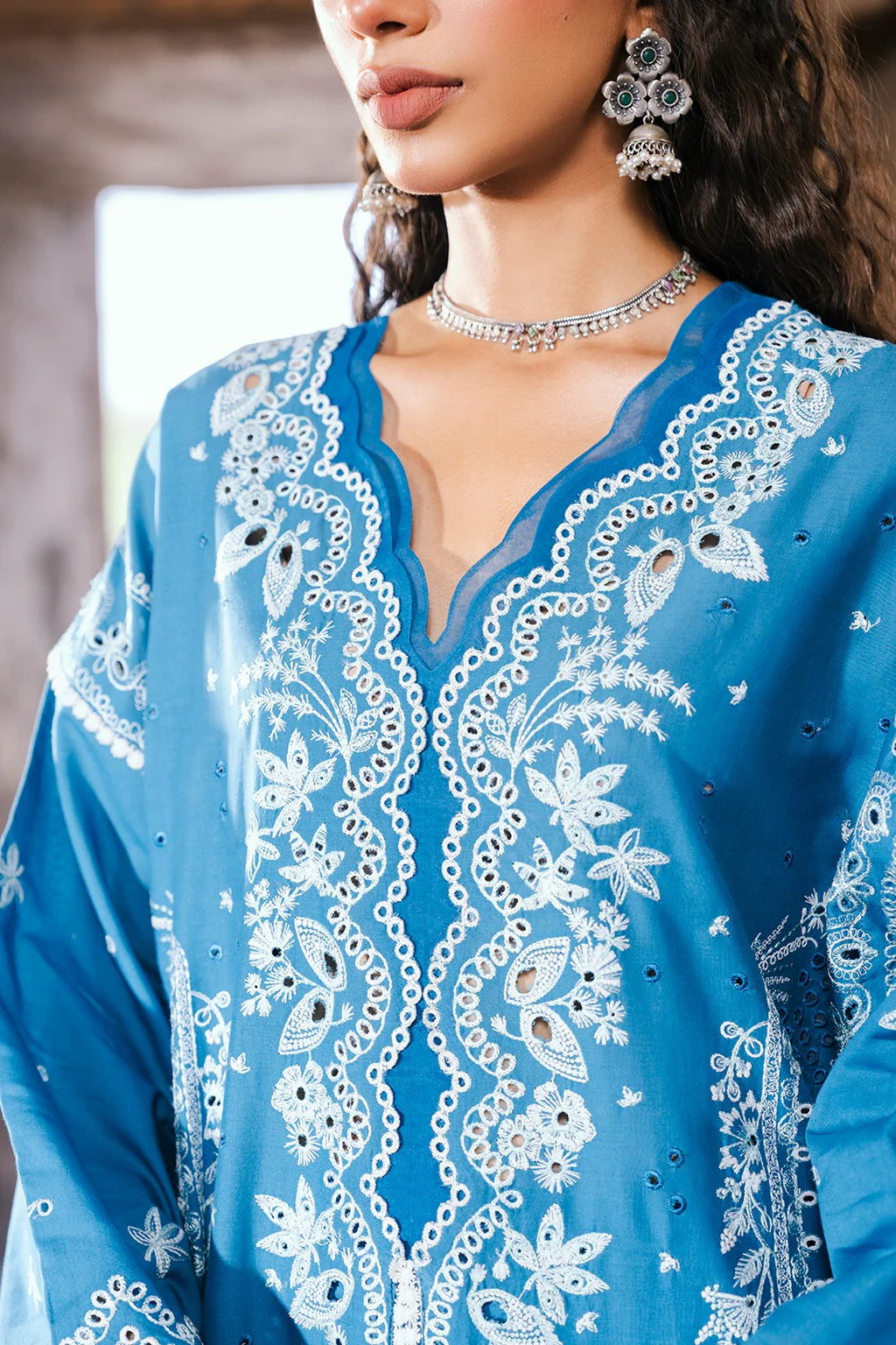 Embroidered Shirt Shalwar Dupatta - 0832