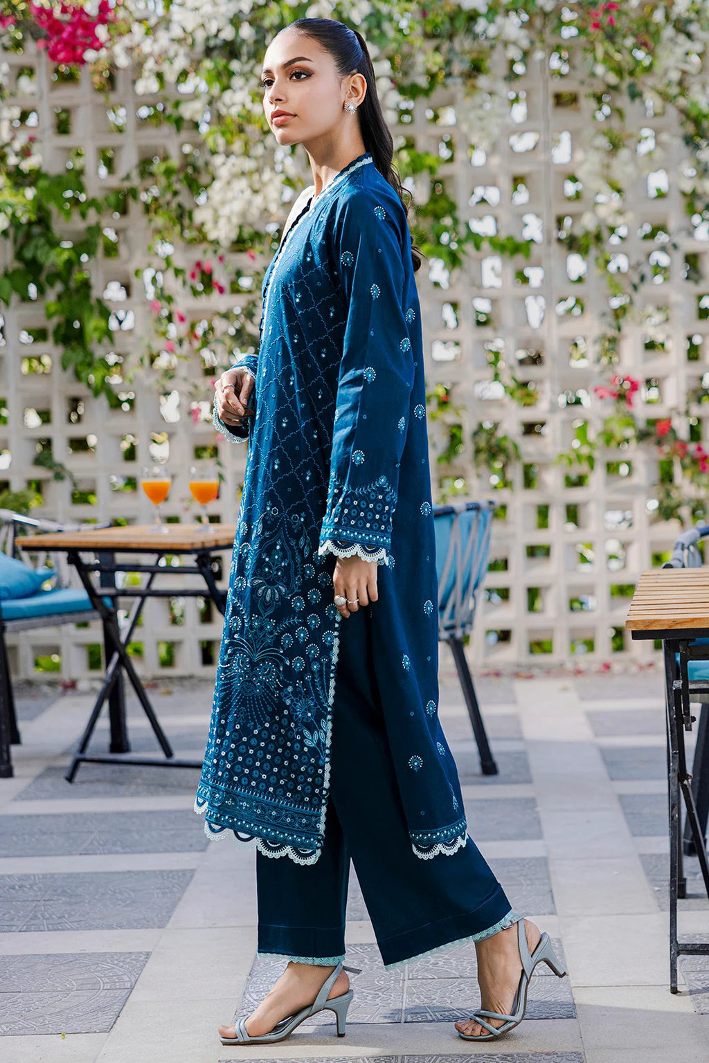 Embroidered Shirt Shalwar Dupatta - 0806