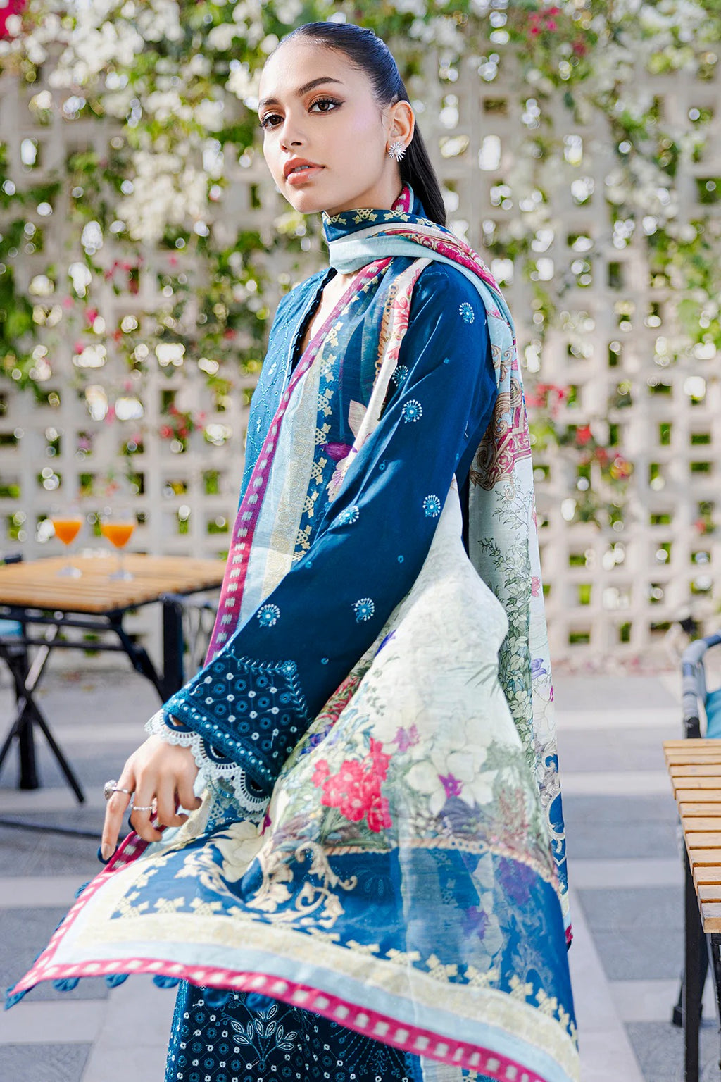 Embroidered Shirt Shalwar Dupatta - 0806