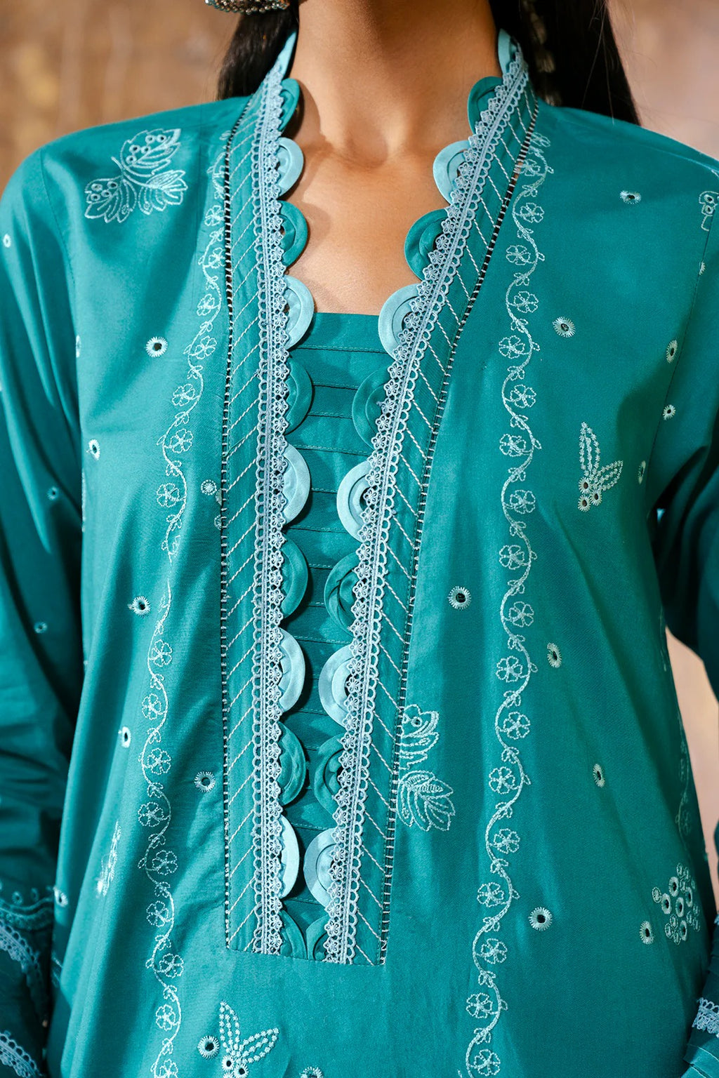 Embroidered Shirt Shalwar Dupatta - 0823