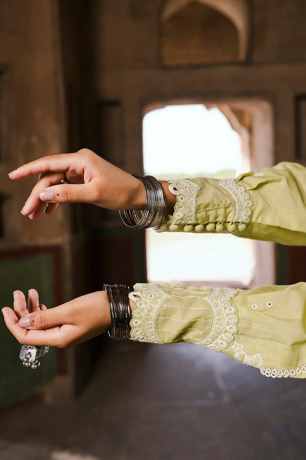 Embroidered Shirt Shalwar Dupatta - 0828