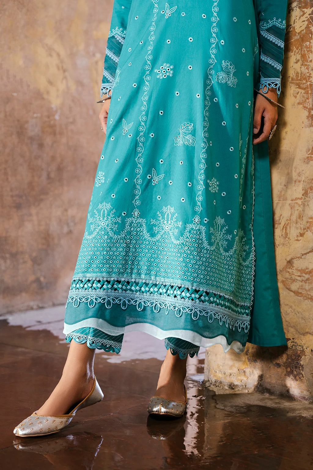 Embroidered Shirt Shalwar Dupatta - 0823