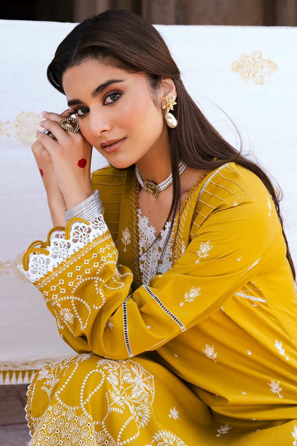 Embroidered Shirt Shalwar Dupatta - 0829