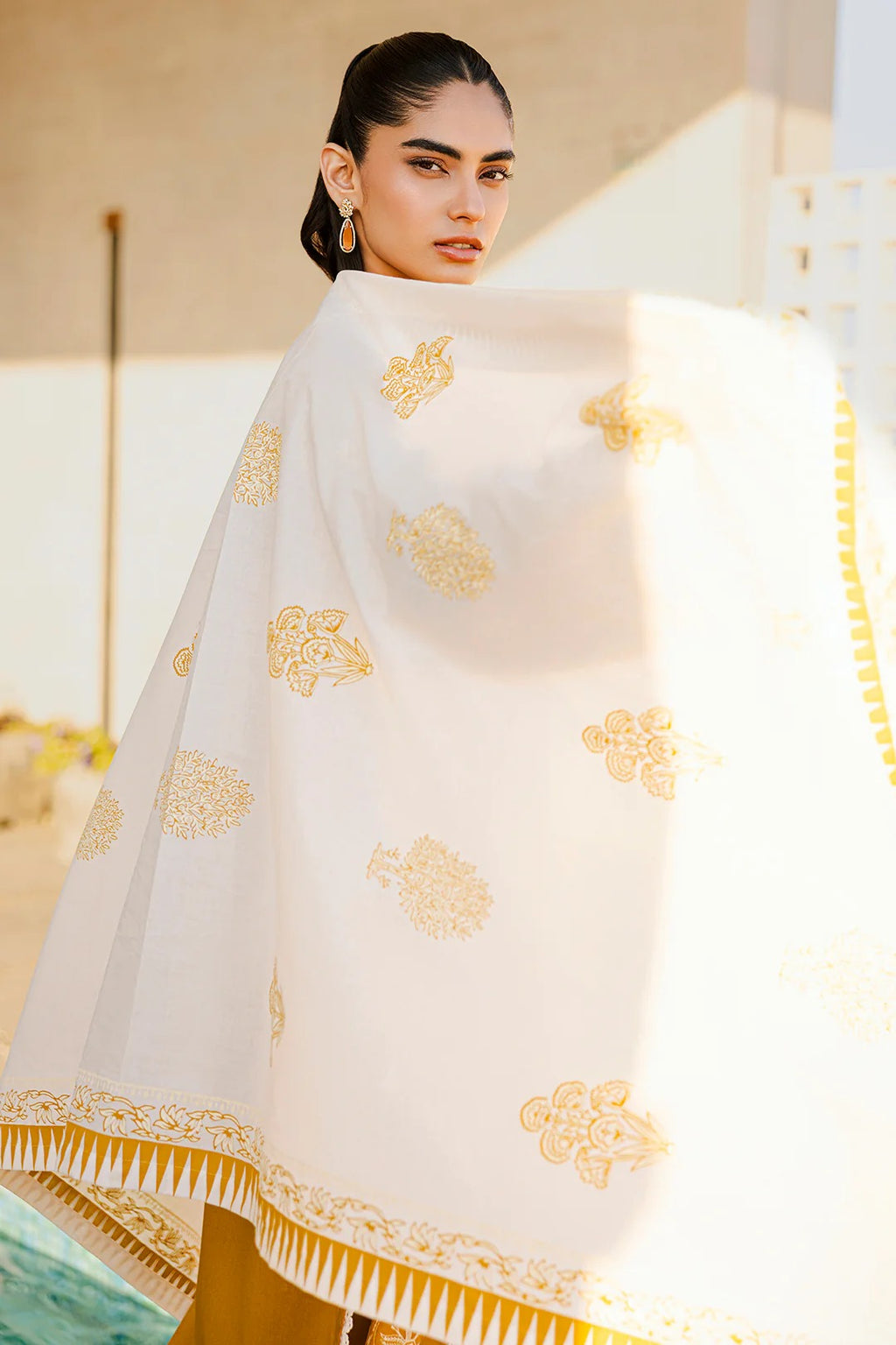 Embroidered Shirt Shalwar Dupatta - 0829