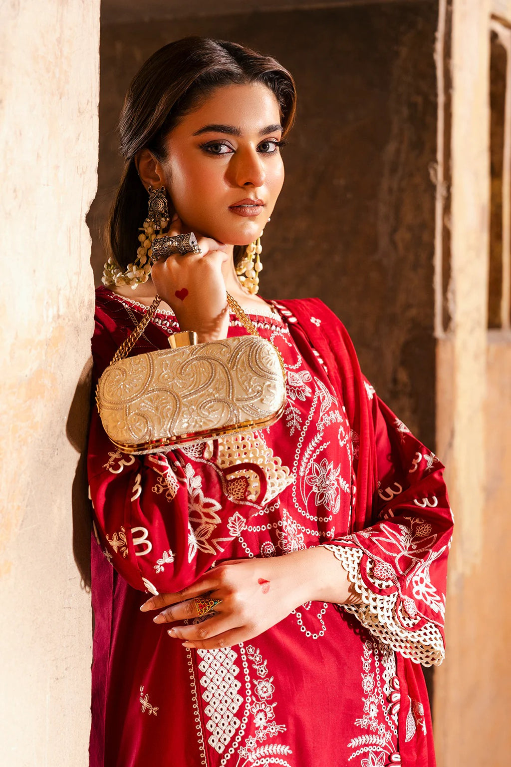 Embroidered Shirt Shalwar Dupatta - 0837