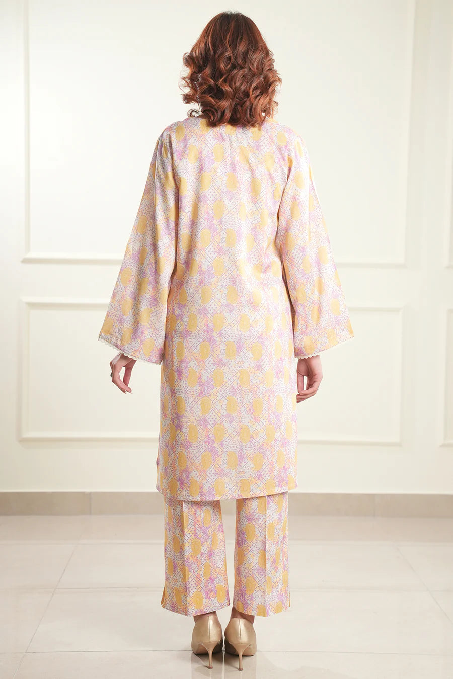 Printed Lawn Stitched 2 Piece (Shirt/Trouser)
