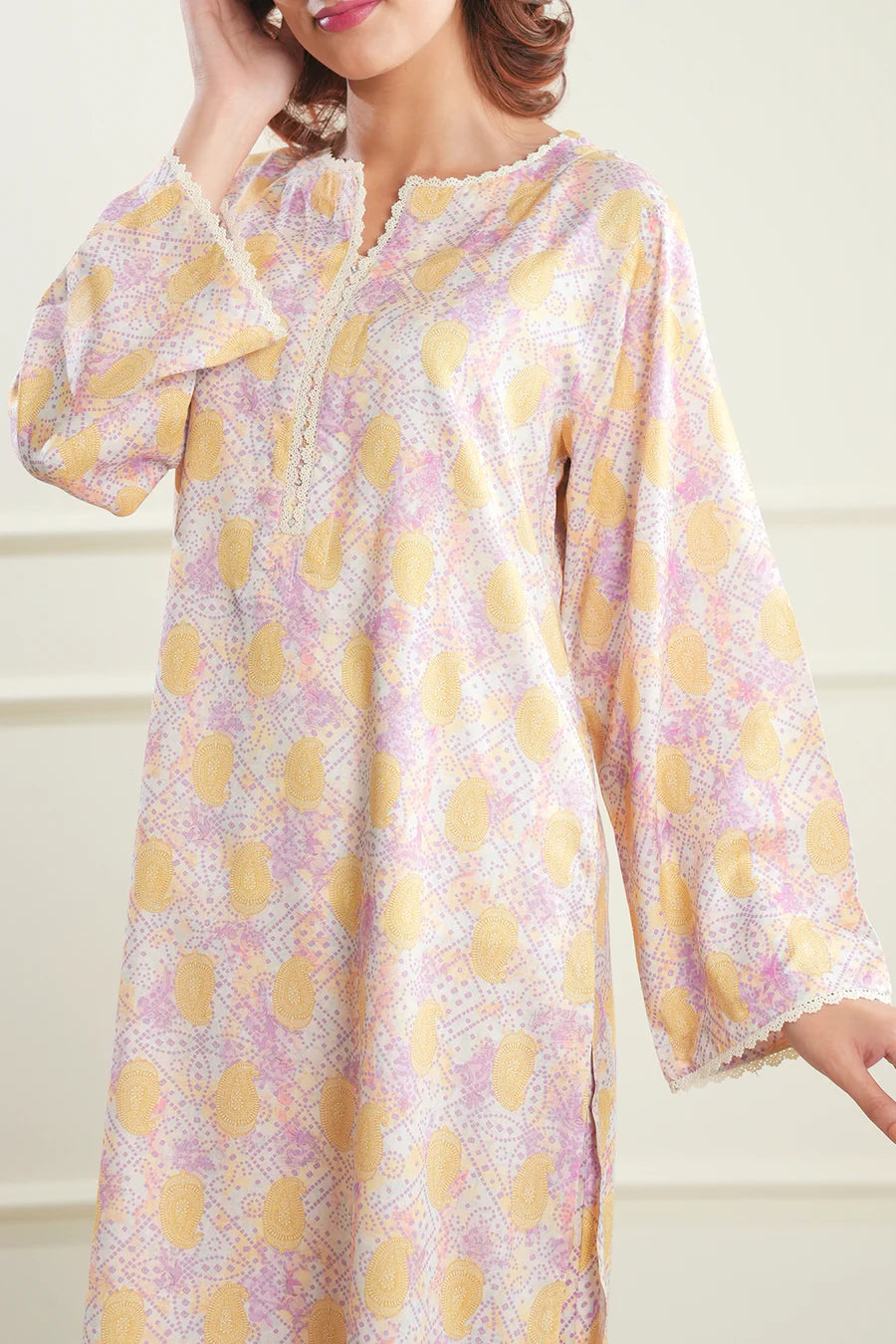 Printed Lawn Stitched 2 Piece (Shirt/Trouser)
